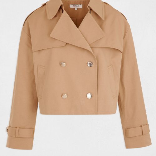 Korte Trenchcoat camel  Gsim