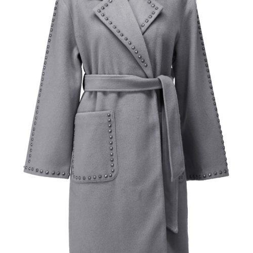 K-design Mantel met studs grey.  B900