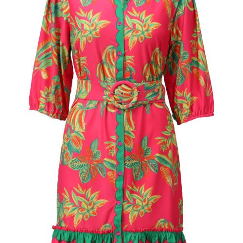 K-design Jurk met design  C401  P132