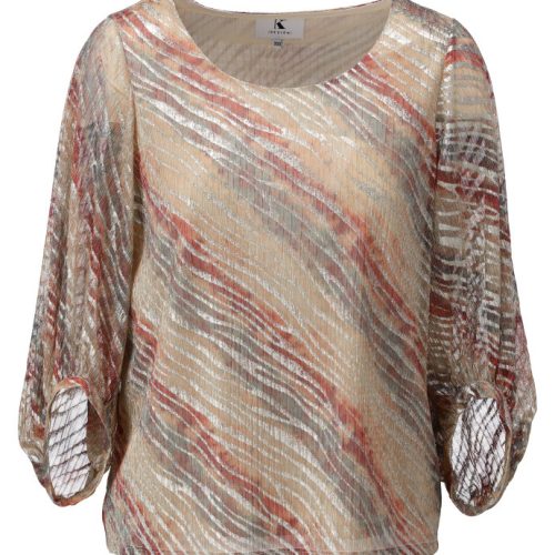 K-design Blouse met lurex C251  P078