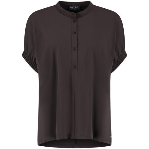 Silver top dark brown