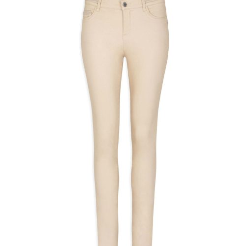 Gecoate slimfit broek beige Palona