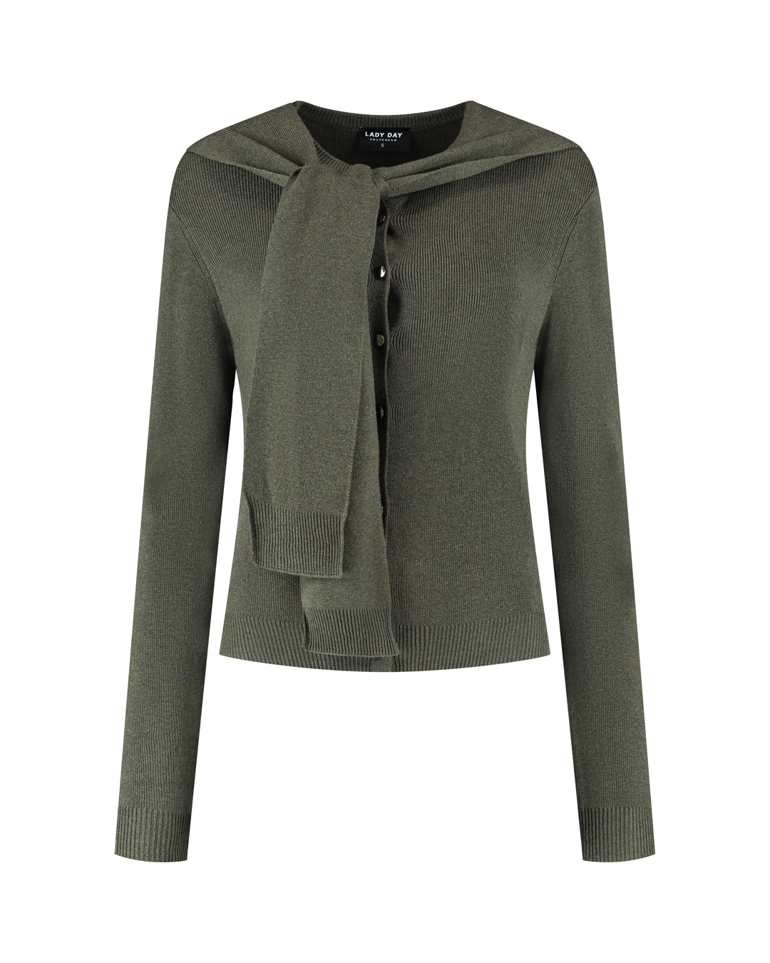 Jules Cardigan deep forest melange