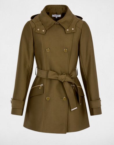 Trenchcoat Gladia groen