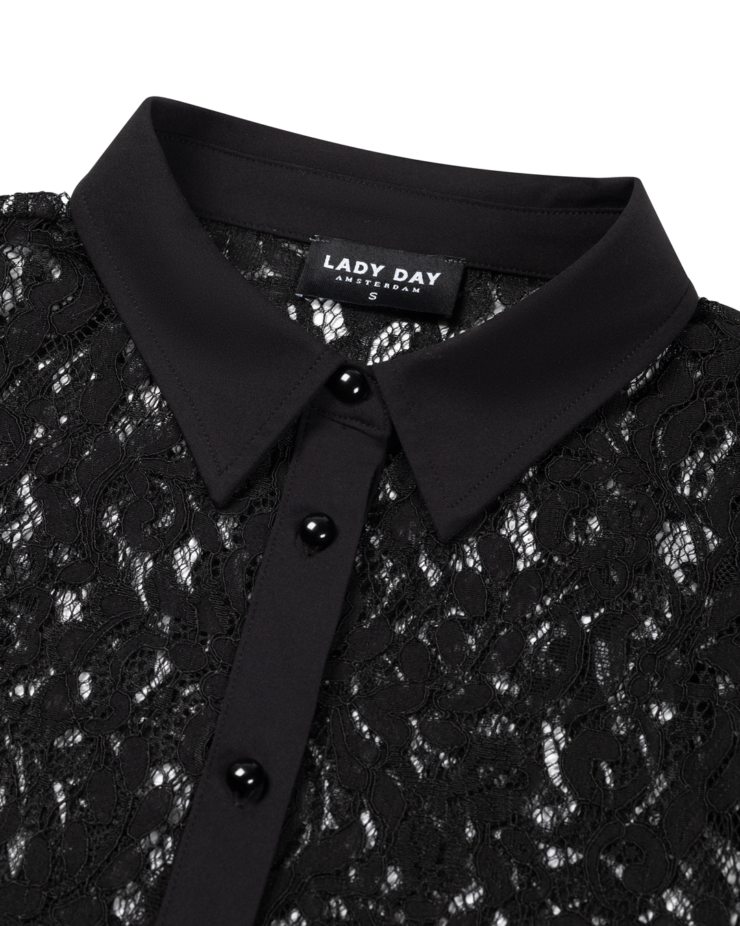 Fern Lace blouse black - Afbeelding 3