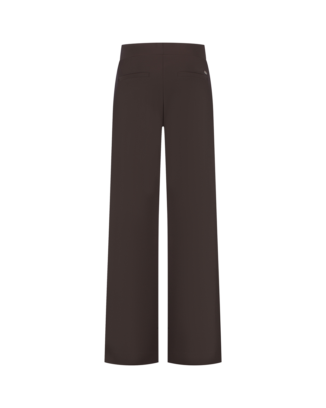Broek Milana bonded dark brown - Afbeelding 2