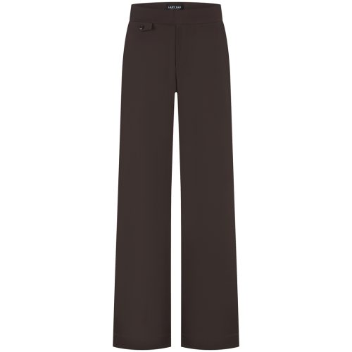 Broek Milana bonded dark brown