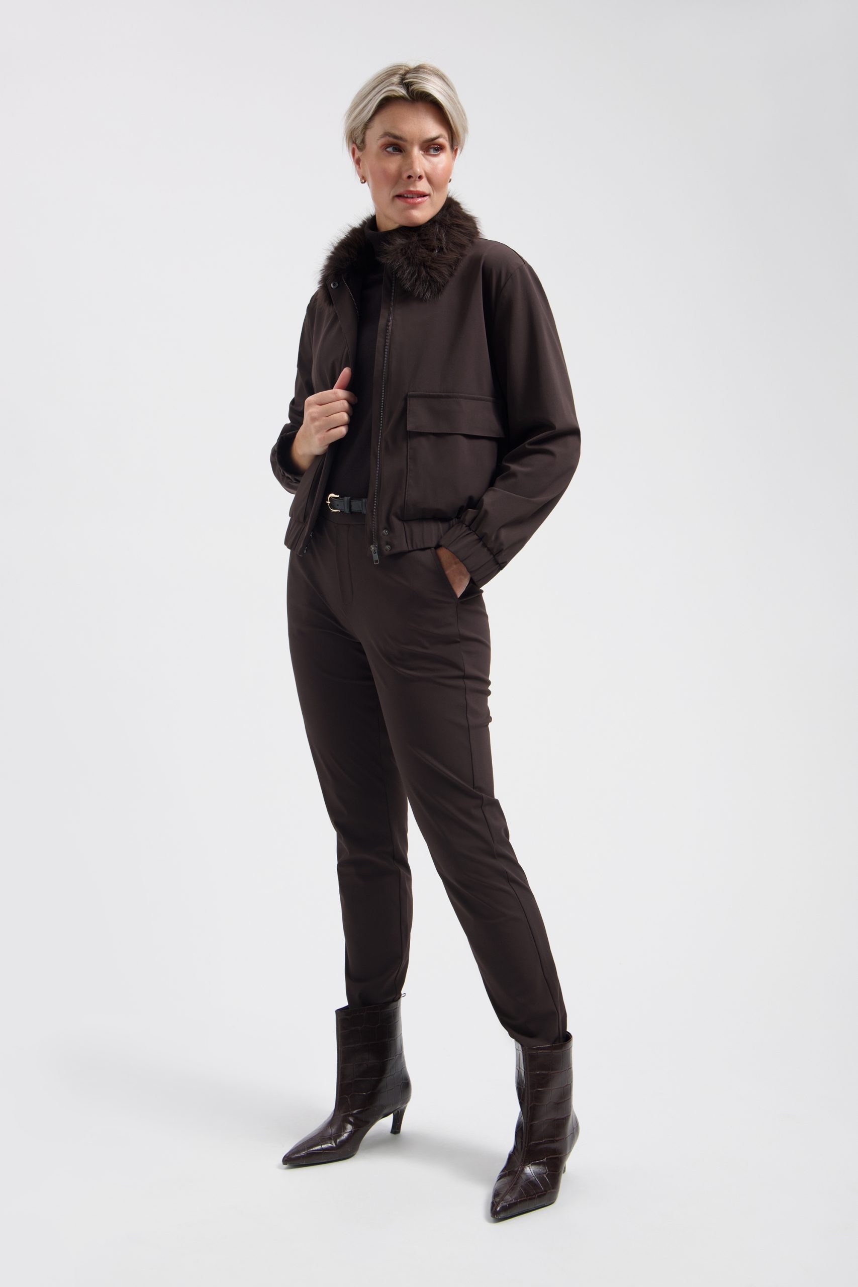 Georgia Jacket dark brown - Afbeelding 5