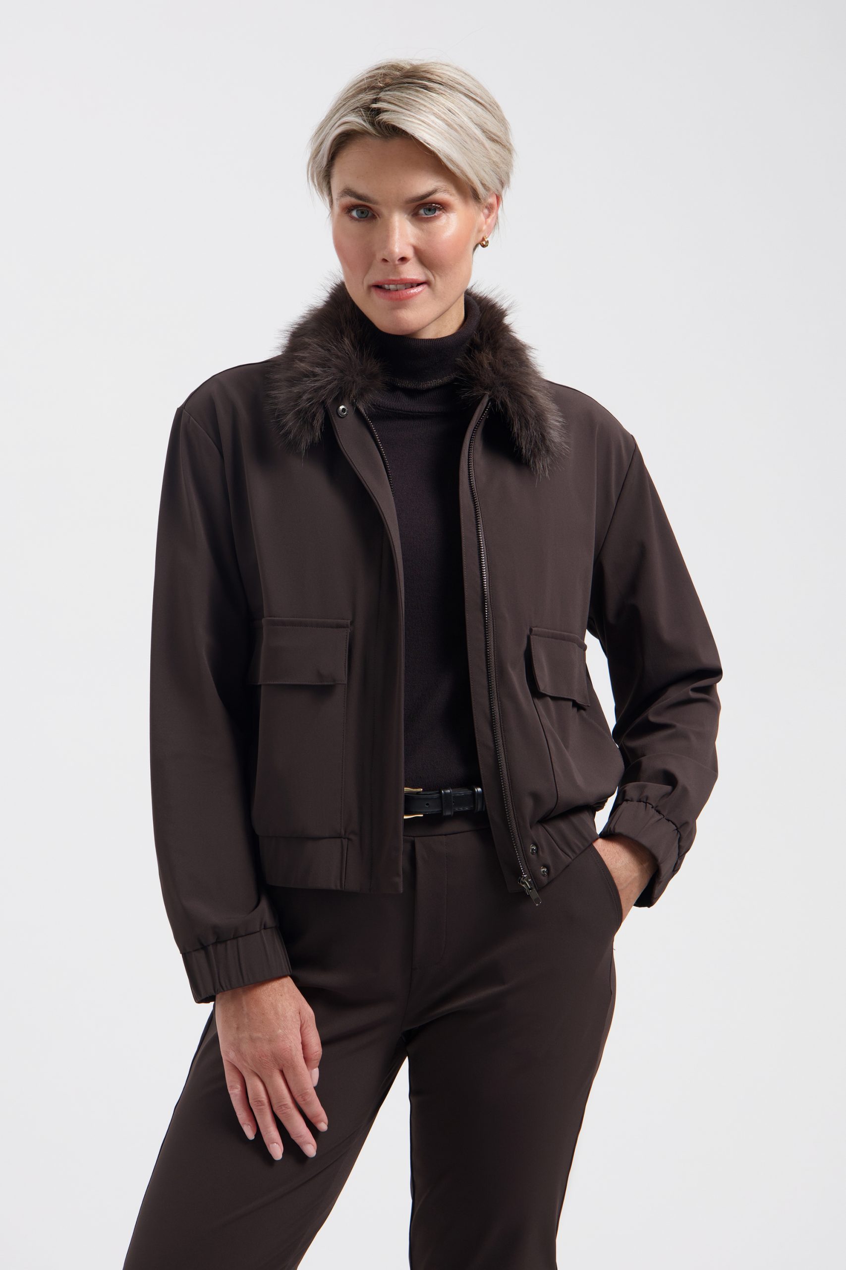 Georgia Jacket dark brown - Afbeelding 3