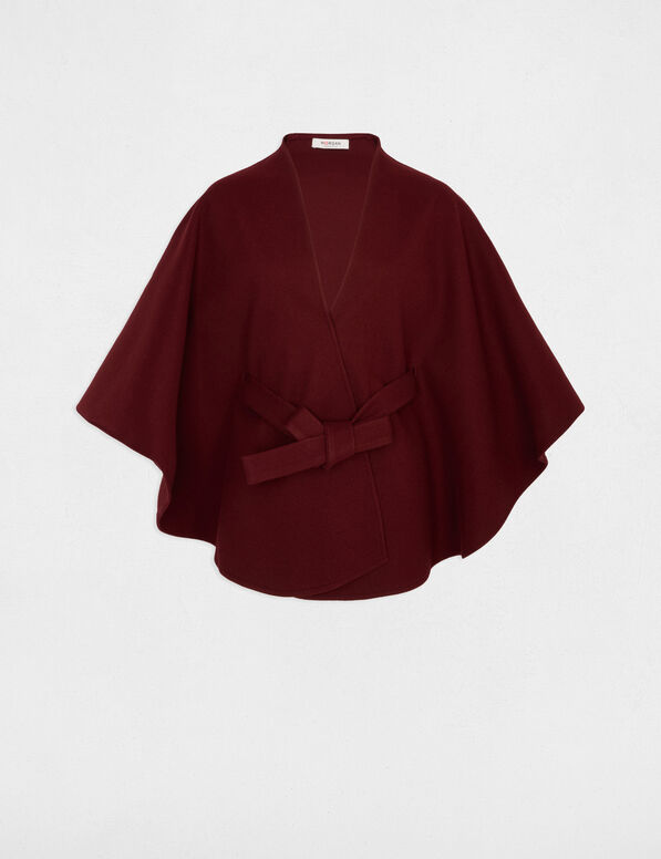 Poncho Bordeauxrood 5Belt