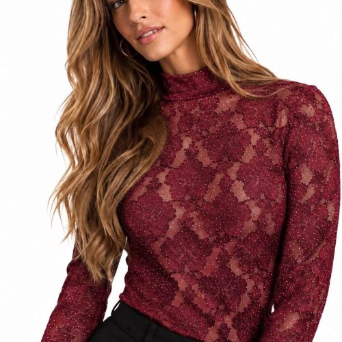 Top Tchance bordeauxrood